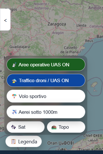 Pulsanti di accesso rapido laterali