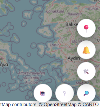 Pulsanti flottanti della Dashboard